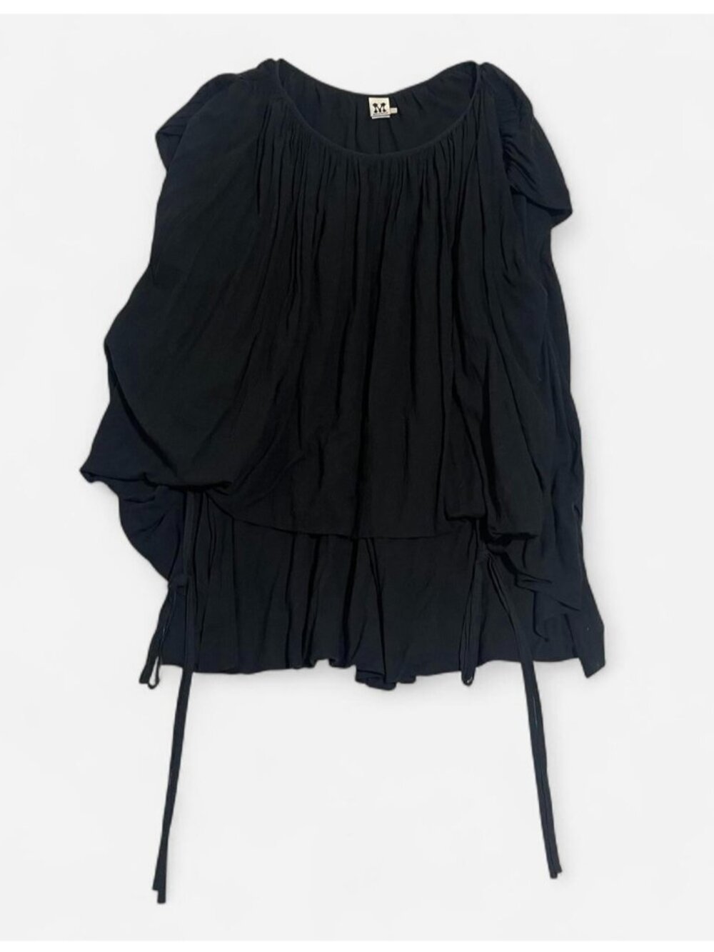 designer black Cloud Blouse from Malia Mills size XL